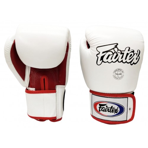 Перчатки боксерские Fairtex (BGV-1 White/red)